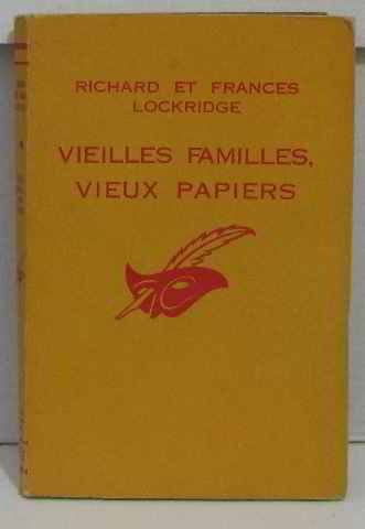 Couverture Vieilles Familles, vieux papiers Librairie des Champs-Elyses - Le Masque