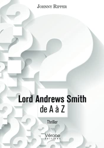 Couverture Lord Andrews Smith de A  Z Verone ditions