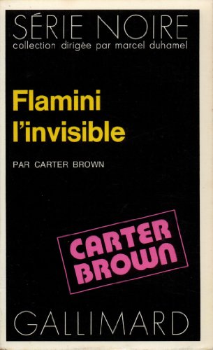 Couverture Flamini l'invisible Gallimard