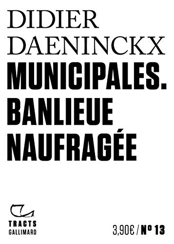 Couverture Municipales - Banlieue naufrage Gallimard