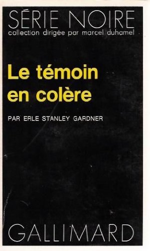 Couverture Le Tmoin en colre Gallimard