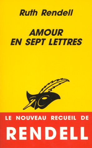 Couverture Amour en sept lettres Librairie des Champs-Elyses - Le Masque