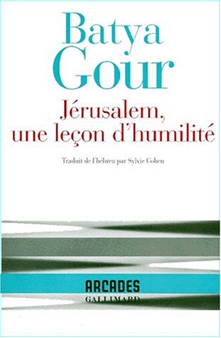 Couverture Jrusalem, une leon d'humilit Gallimard