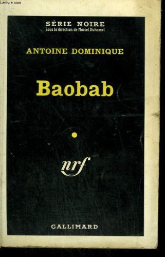 Couverture Baobab Gallimard