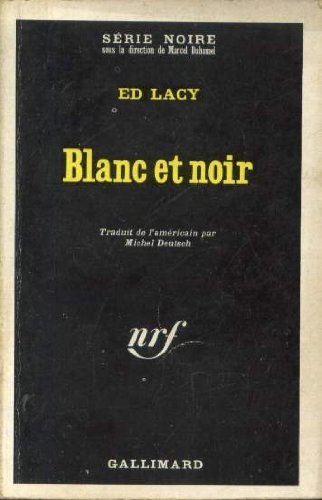 Couverture Blanc et noir Gallimard