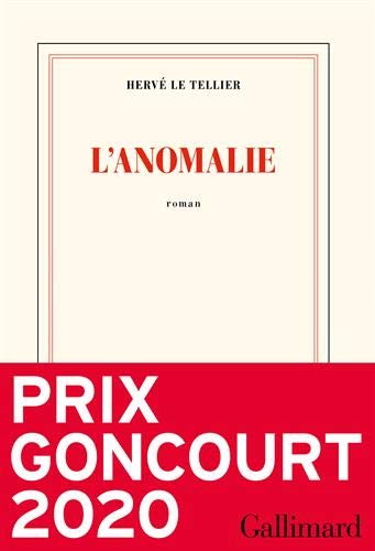 Couverture L'Anomalie Gallimard
