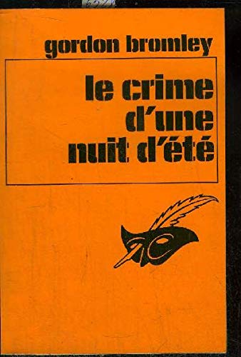 Couverture Le Crime dune nuit dt Librairie des Champs-Elyses - Le Masque
