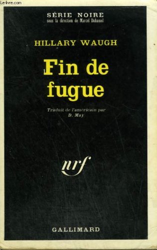 Couverture Fin de fugue Gallimard