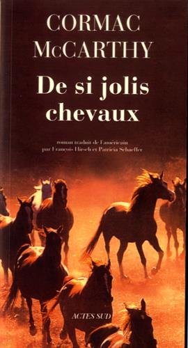 Couverture De si jolis chevaux Actes Sud