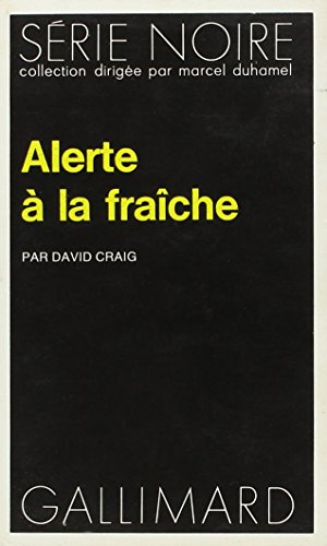 Couverture Alerte  la frache Gallimard
