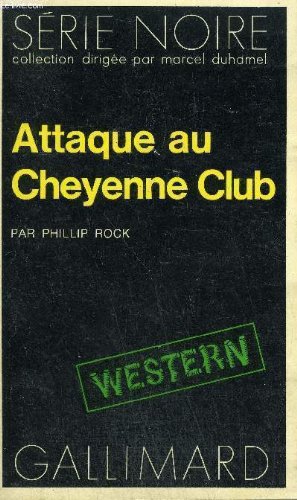 Couverture Attaque au Cheyenne Club Gallimard