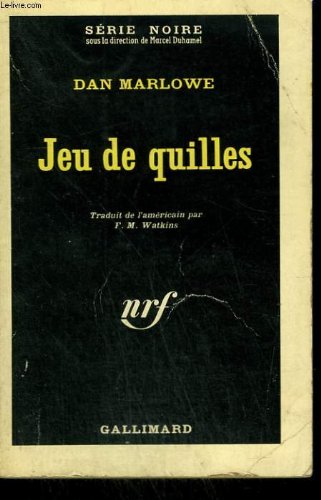 Couverture Jeu de quilles Gallimard