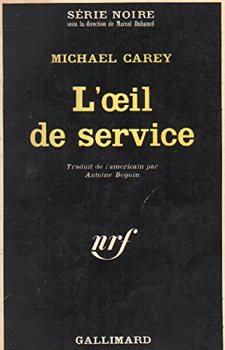 Couverture L'Oeil de service Gallimard