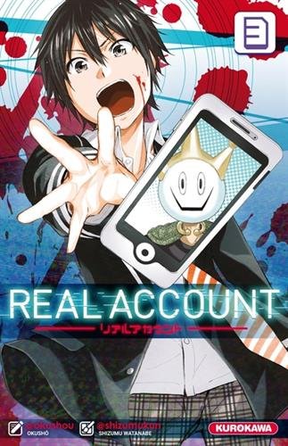 Couverture Real Account tome 3 Kurokawa