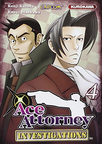 Couverture Ace Attorney Investigations tome 4 Kurokawa
