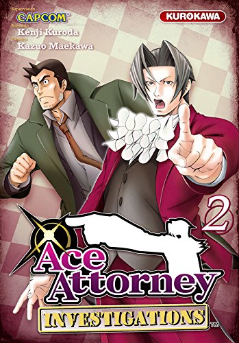 Couverture Ace Attorney Investigations tome 2 Kurokawa