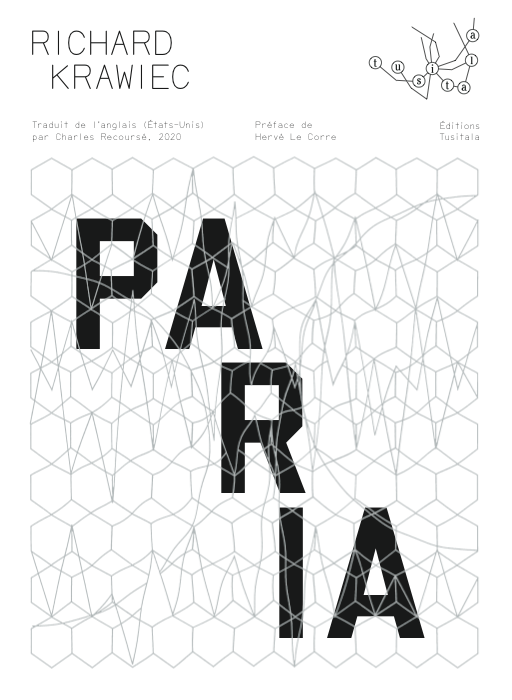Couverture Paria Tusitala Editions