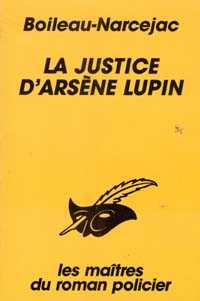 Couverture La justice d'Arsne Lupin