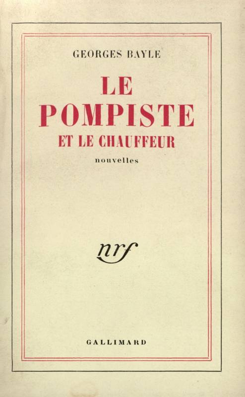 Couverture Le pompiste et le chauffeur Gallimard