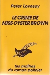 Couverture Le Crime de Miss Oyster Brown
