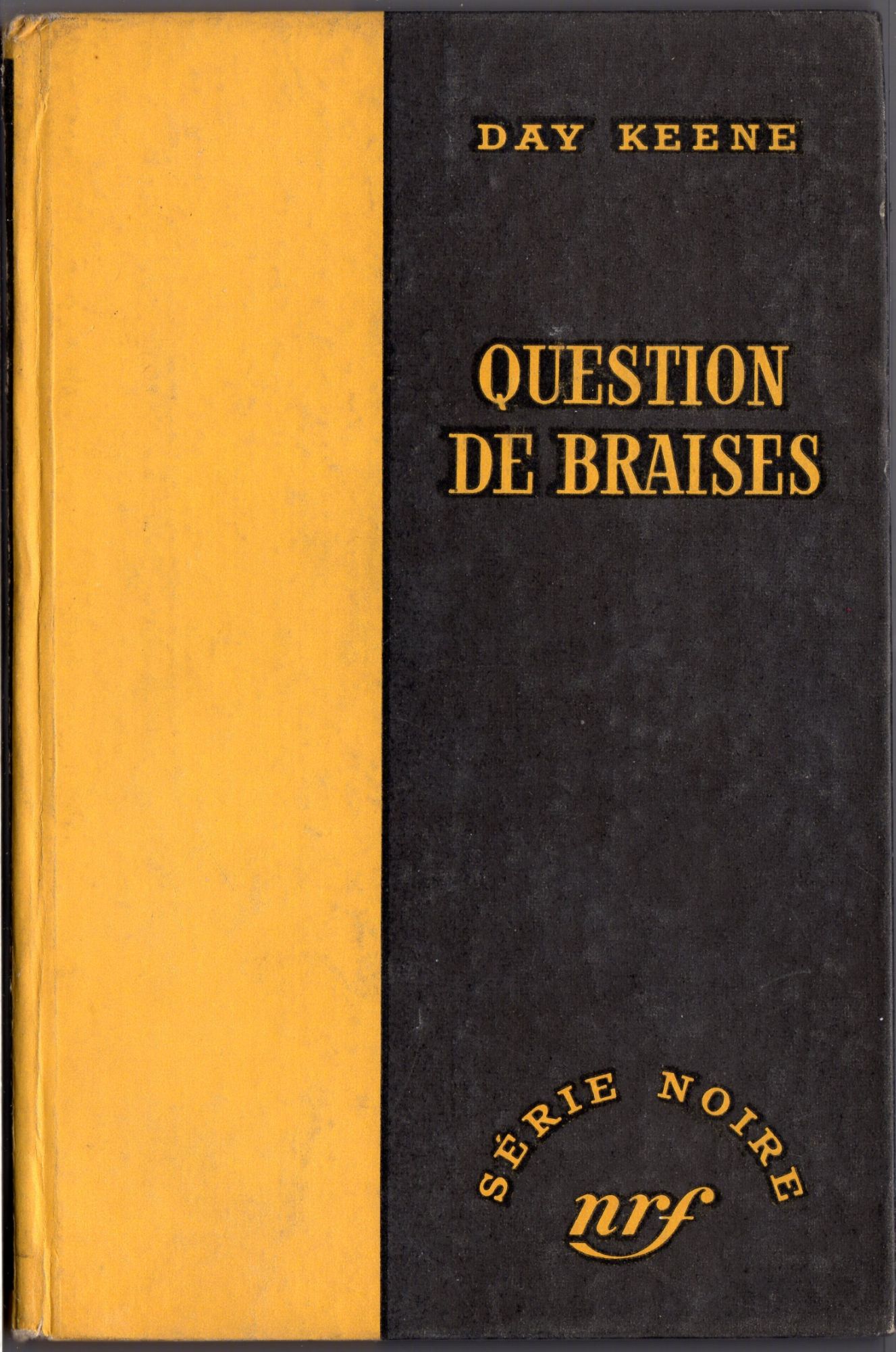 Couverture Question de braises Gallimard