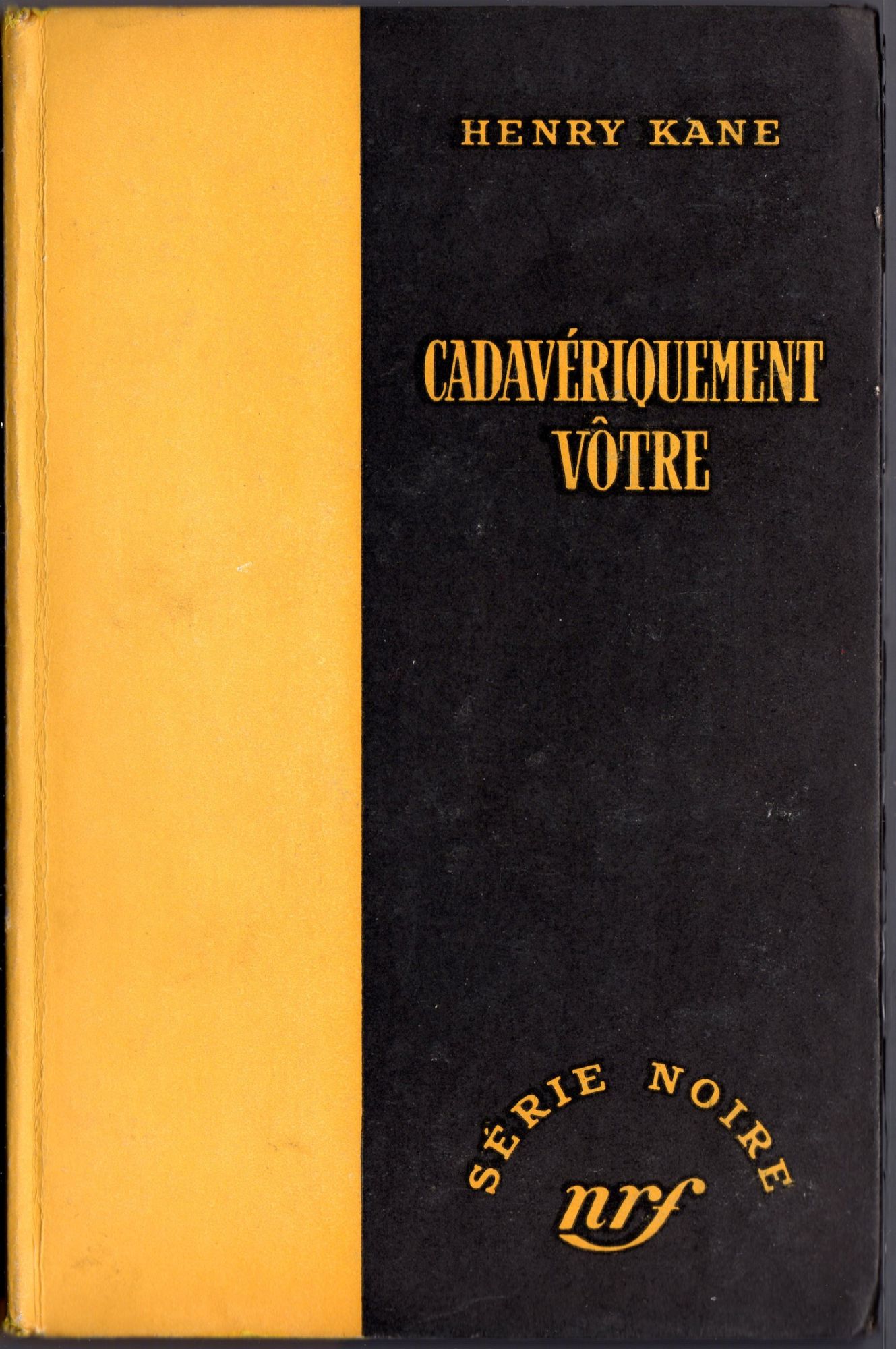 Couverture Cadavriquement vtre Gallimard