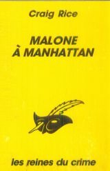 Couverture Malone  Manhattan Librairie des Champs-Elyses - Le Masque