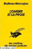 Couverture L'ombre et la proie Librairie des Champs-Elyses - Le Masque