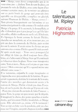 Couverture Monsieur Ripley Calmann-Lvy