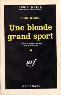 Couverture Une blonde grand sport