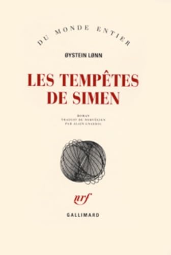 Couverture Les Temptes de Simen Gallimard