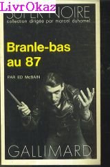 Couverture Branle-bas au 87 Gallimard