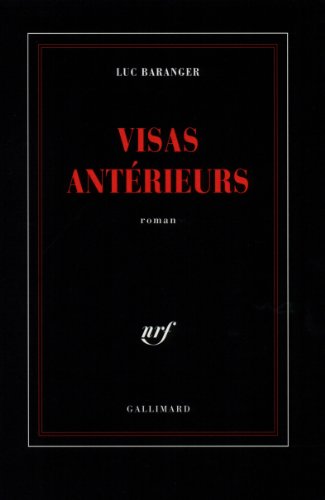 Couverture Visas antrieurs Gallimard