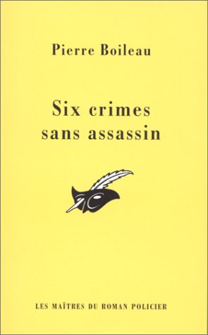 Couverture Six Crimes sans Assassin Librairie des Champs-Elyses - Le Masque