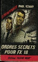 Couverture Ordres secrets pour FX 18