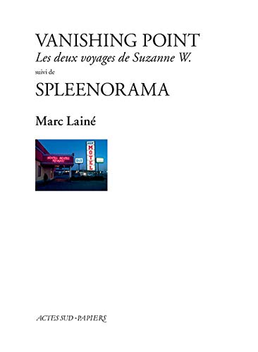 Couverture Vanishing Point - Spleenorama Actes Sud