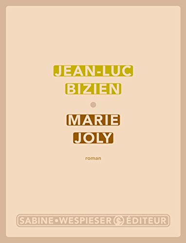 Couverture Marie Joly