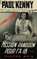 Couverture Mission Rangoon pour FX 18 Fleuve Noir