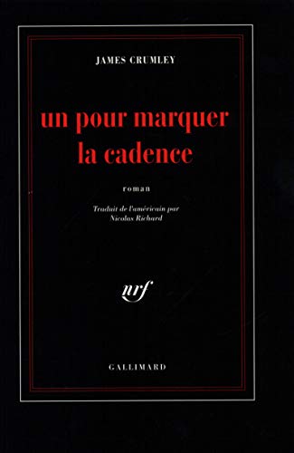 Couverture Un pour marquer la cadence Gallimard
