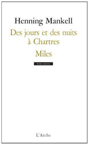 Couverture Des Jours et des nuits  Chartres L'Arche