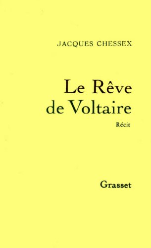 Couverture Le Rve de Voltaire Grasset