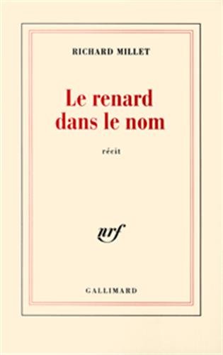 Couverture Le Renard dans le nom Gallimard