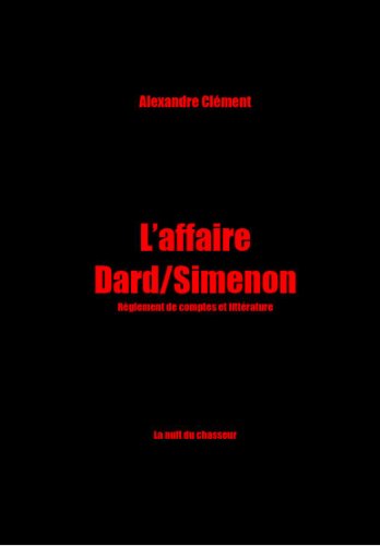 Couverture L'Affaire Dard/Simenon La nuit du chasseur