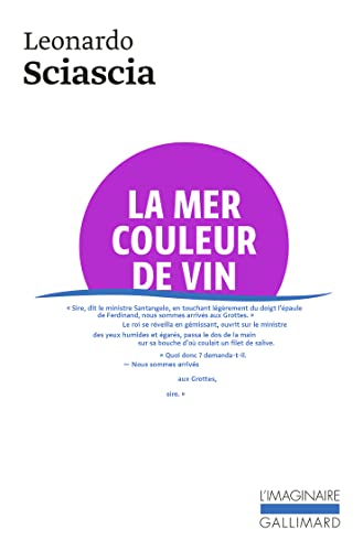 Couverture La Mer couleur de vin