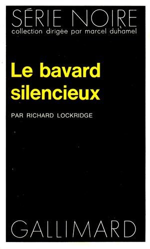 Couverture Le bavard silencieux Gallimard