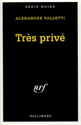 Couverture Trs priv Gallimard