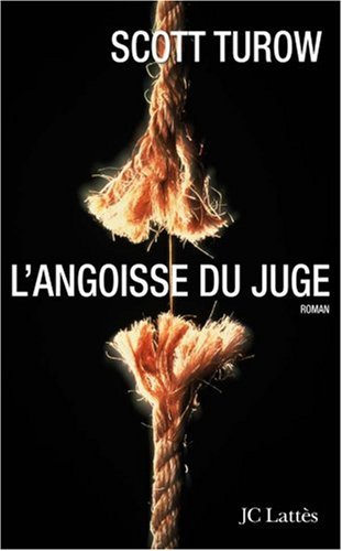 Couverture L'angoisse du juge JC Latts