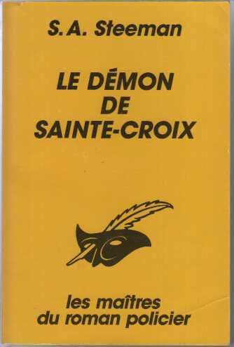 Couverture Le Dmon de Sainte-Croix Librairie des Champs-Elyses - Le Masque