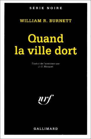 Couverture Quand la ville dort Gallimard