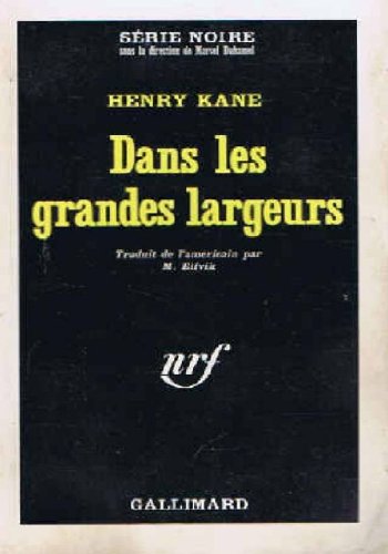 Couverture Dans les grandes largeurs